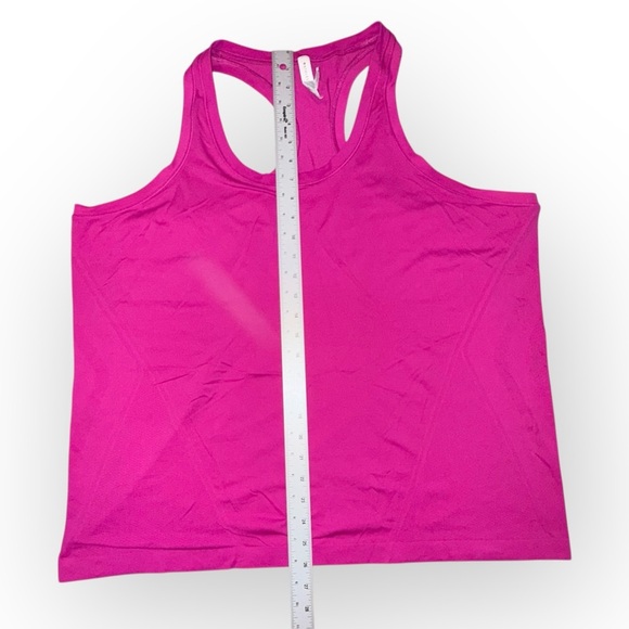 ATHLETA Momentum Seamless Racer Back Tank Plus 2X - Electric Fuchsia/Hot Pink - Picture 7 of 9